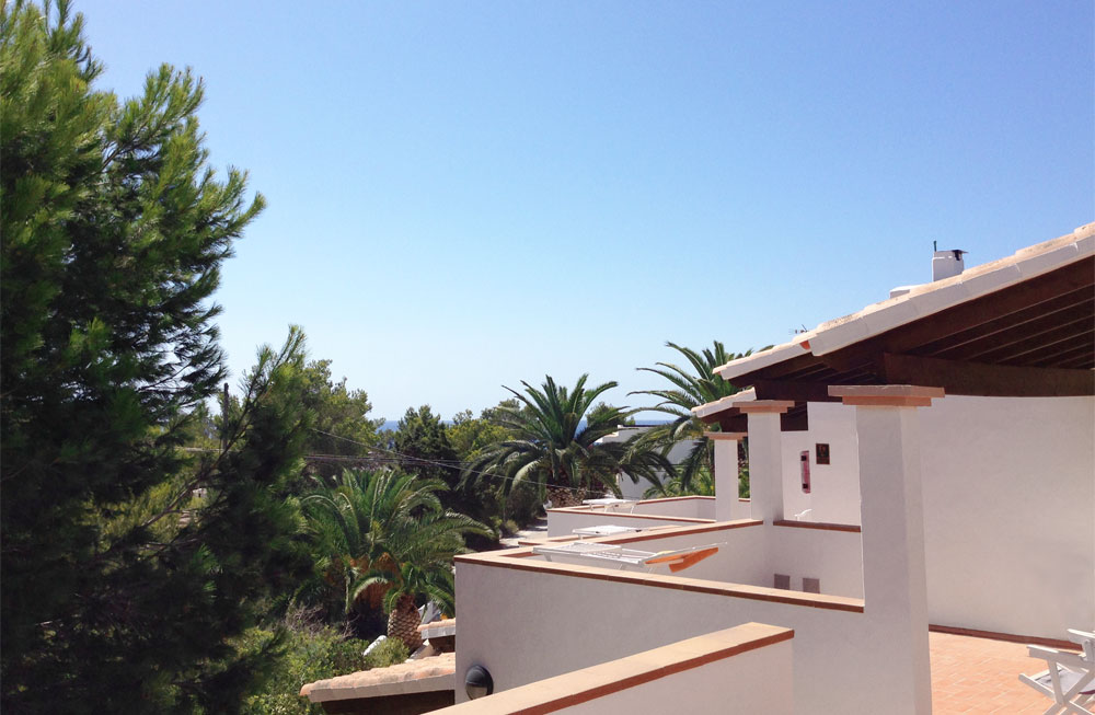 Estudi de lloguer Blaumar Formentera - terrassa